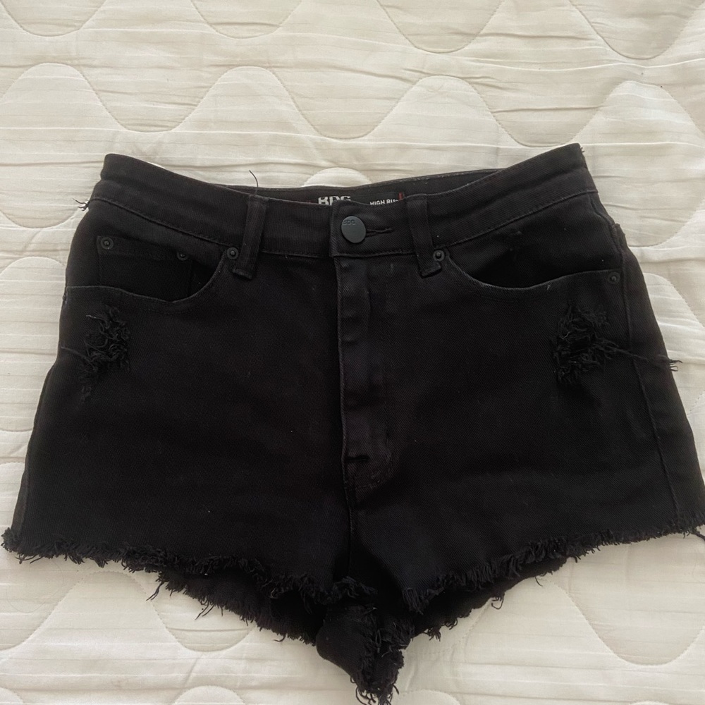 BDG - Black High Waisted Shorts
